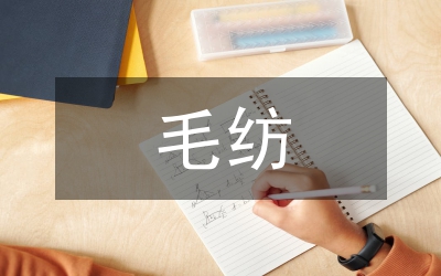 毛紡廠個人實習小結