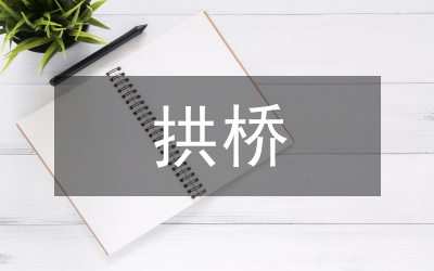 斜系桿拱橋分析論文