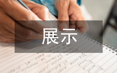 展示設計考察報告